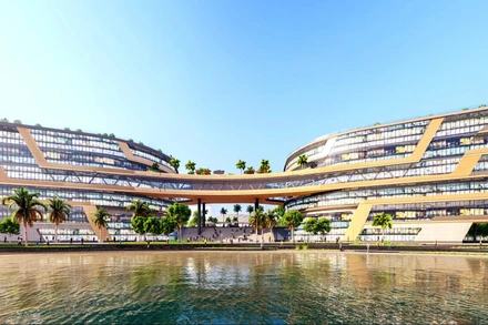 Trung tâm Đổi mới sáng tạo quốc gia tại Khu công nghệ cao Láng Hòa Lạc (Hà Nội). Ảnh: NIC