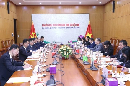 Quang cảnh buổi làm việc. Ảnh: TTXVN