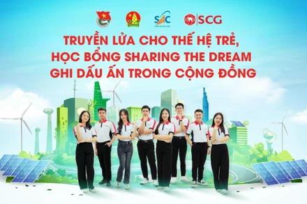 Truyền lửa cho thế hệ trẻ, học bổng Sharing the dream ghi dấu ấn trong cộng đồng