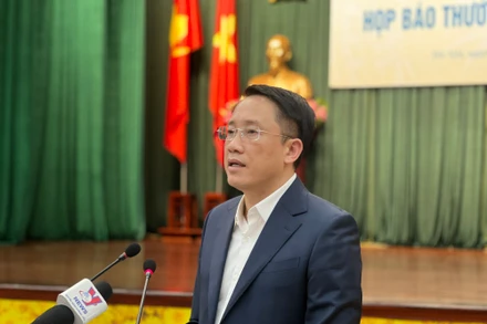 Phó Tổng cục trưởng Tổng cục Thuế Mai Sơn khuyến cáo cách phòng chống lửa đảo tại cuộc họp báo Quý I năm 2024 của Bộ Tài chính.