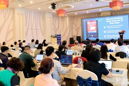 Quang cảnh chương trình tập huấn.