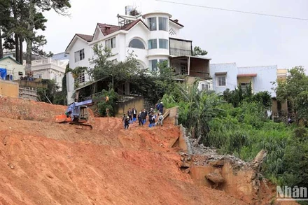 Đà Lạt mời chuyên gia địa chất Nhật Bản khảo sát hiện tượng sạt lở đất tại một số khu vực trên địa bàn thành phố. 