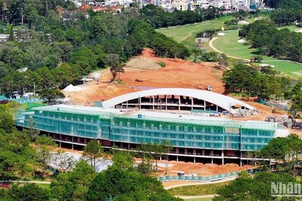 Công trình sai phạm nằm ở khu vực trung tâm thành phố Đà Lạt, tỉnh Lâm Đồng.