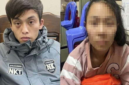 Trần Hoài Thương và Nguyễn Thị Hồng Ân. 