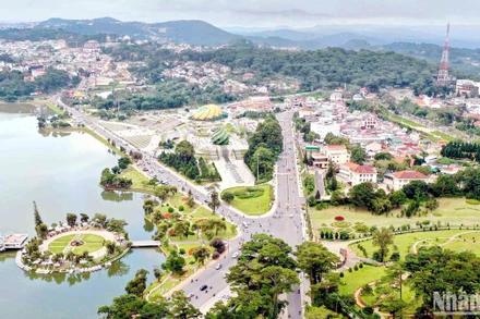 Khu vực trung tâm thành phố Đà Lạt.