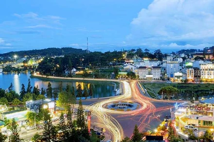 Khu vực trung tâm phố núi Đà Lạt.