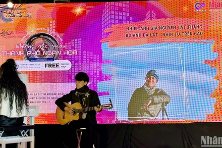 Phần giới thiệu về tác giả tham gia triển lãm - Nhiếp ảnh gia Nguyễn Tất Thắng.