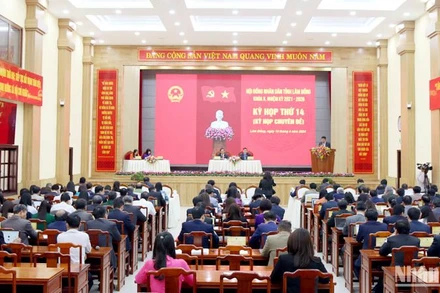 Quang cảnh kỳ họp.