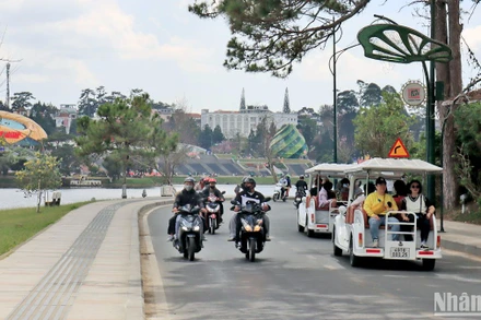 Dịch vụ xe điện chở khách tham quan trên địa bàn thành phố Đà Lạt chính thức ngừng hoạt động từ ngày 15/2.