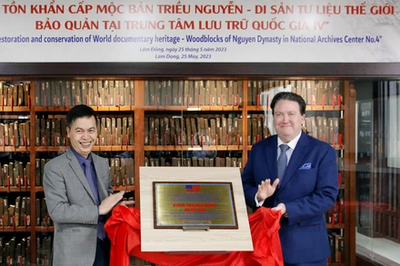 Mộc bản triều Nguyễn là tài liệu tin cậy quý giá cho nghiên cứu lịch sử Việt Nam