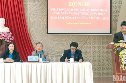 Phát động Giải Báo chí về phong trào công nhân và hoạt động Công đoàn tỉnh Lâm Đồng lần thứ II.