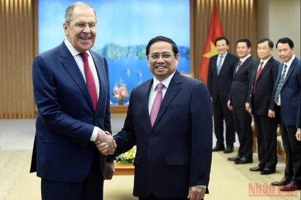 Thủ tướng Phạm Minh Chính tiếp Bộ trưởng Ngoại giao Nga Sergey Lavrov