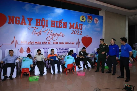 Ngày hội Hiến máu tình nguyện năm 2022 tại Cảng Hàng không quốc tế Nội Bài 