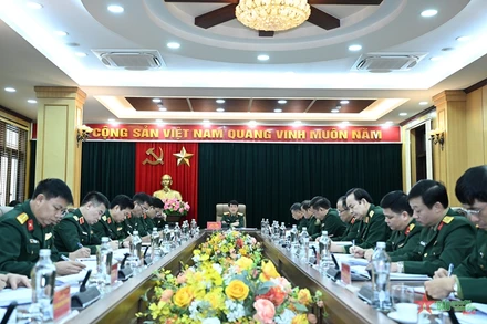 Quang cảnh hội nghị. (Nguồn: Báo Quân đội nhân dân)