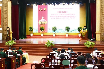 Quang cảnh hội nghị. (Ảnh: Báo Quân đội nhân dân)