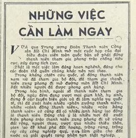 Những việc cần làm ngay (Bài 17)