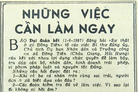 Những việc cần làm ngay (Bài 11)