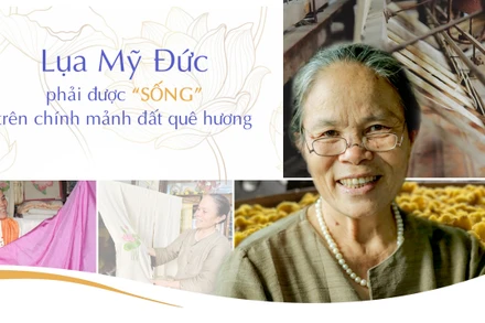 Lụa Mỹ Đức phải được sống trên chính mảnh đất quê hương