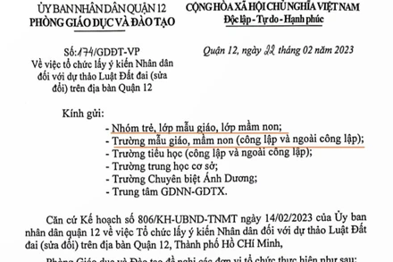 Văn bản gây ồn ào dư luận.