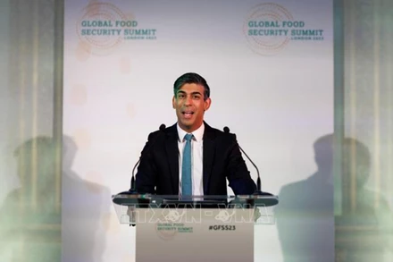 Thủ tướng Anh phát biểu khai mạc Hội nghị thượng đỉnh an ninh lương thực toàn cầu.