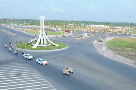 Một góc tỉnh Tiền Giang. (Ảnh: Trang thông tin điện tử tỉnh Tiền Giang)