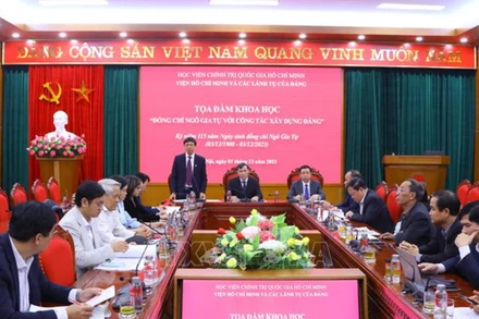 Quang cảnh buổi tọa đàm. (Ảnh: TTXVN)