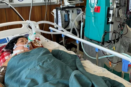 Vụ ngộ độc chè ở huyện Chợ Mới làm nhiều người nhập viện.