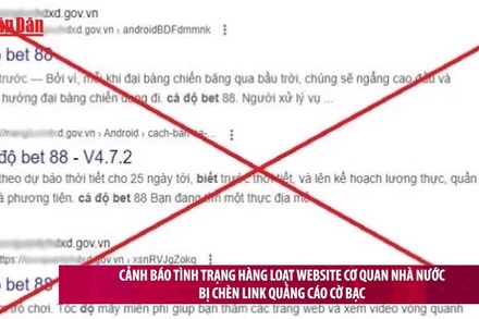 [Video] Cảnh báo tình trạng hàng loạt website cơ quan Nhà nước bị chèn link quảng cáo cờ bạc