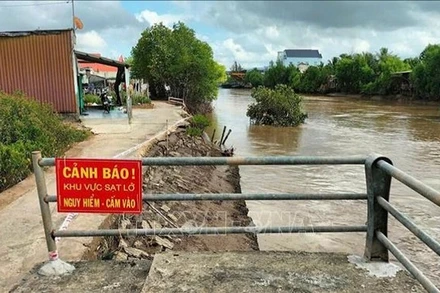 [Video] Bạc Liêu: Khắc phục vụ sạt lở bờ kênh, đảm bảo an toàn cho người dân