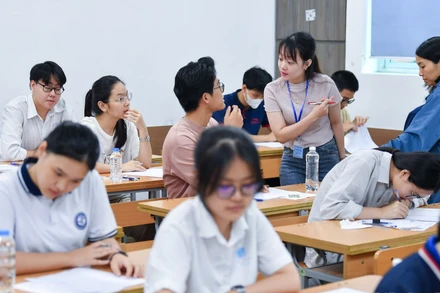 Thí sinh tại Kỳ thi tốt nghiệp THPT năm 2024 (Ảnh: TRẦN BÁCH)