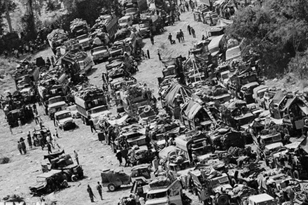 Sư đoàn 320 làm nên chiến thắng Cheo Reo trong trận truy kích địch trên Đường 7-Cheo Reo (16/3-24/3/1975) trong Chiến dịch Tây Nguyên. (Ảnh: TTXVN)