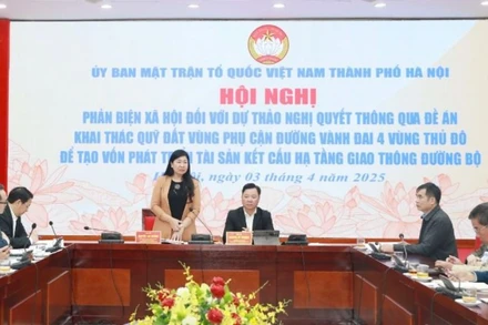 Chủ tịch Ủy ban Mặt trận Tổ quốc Việt Nam thành phố Hà Nội đề nghị công tác tổ chức thực hiện Đề án cần bảo đảm công khai, minh bạch.