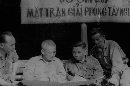 Sở chỉ huy Mặt trận Tây Nguyên, tháng 3/1975. (Ảnh: TTXVN)