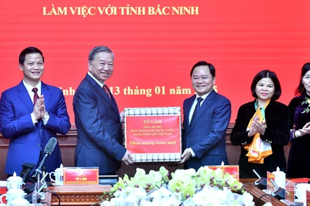 Tổng Bí thư Tô Lâm thăm và làm việc tại tỉnh Bắc Ninh.