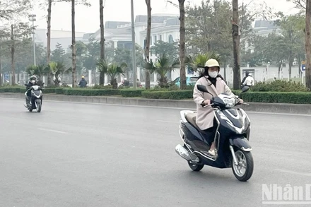 Miền bắc tiếp tục rét đậm, có nơi rét hại. (Ảnh: Đ.T)