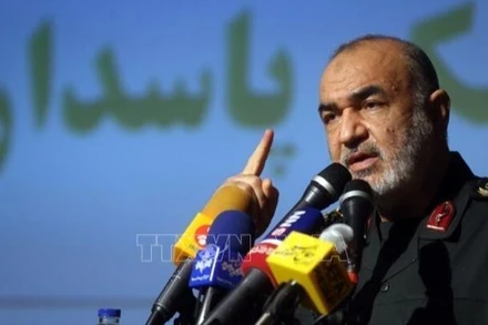 Tư lệnh Lực lượng Vệ binh Cách mạng Hồi giáo Iran (IRGC) Hossein Salami. (Ảnh: IRNA/TTXVN)