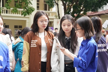 [Ảnh] Một ngày trải nghiệm làm sinh viên Học viện Báo chí và Tuyên truyền