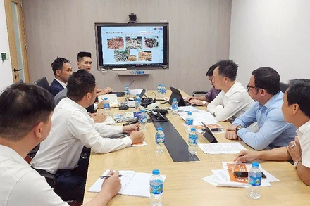 Đoàn công tác của tỉnh Lào Cai làm việc với lãnh đạo Công ty cổ phần Erex Nhật Bản.