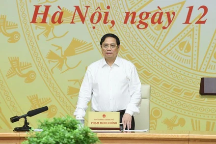 Thủ tướng Phạm Minh Chính chủ trì cuộc làm việc giữa Thường trực Chính phủ với Đảng ủy Khối Doanh nghiệp Trung ương.