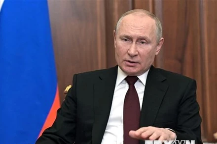 Tổng thống Nga Vladimir Putin. (Ảnh: AFP/TTXVN)