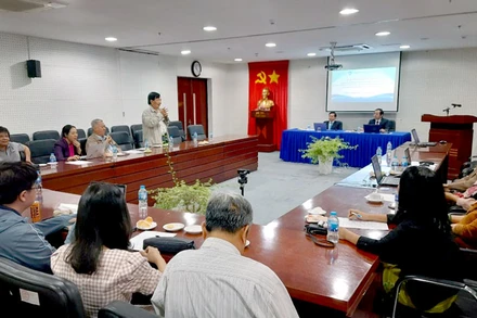 Quang cảnh hội thảo khoa học.