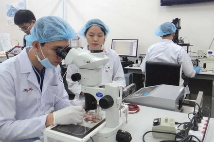 Nghiên cứu khoa học tại Trường Đại học Quốc tế, Đại học Quốc gia TP Hồ Chí Minh.