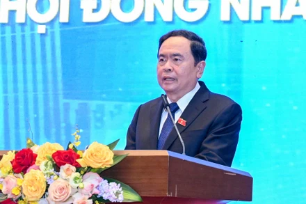 Phó Chủ tịch Thường trực Quốc hội Trần Thanh Mẫn phát biểu chỉ đạo tại lễ phát động. 