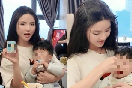 Chu Thanh Huyền đã xin lỗi sau khi bị tố quảng cáo sữa sai sự thật, song thái độ của cô không được số đông dân mạng chấp nhận.(Ảnh chụp màn hình)