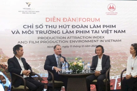 Các chuyên gia quốc tế chia sẻ về sức thu hút của Việt Nam với điện ảnh quốc tế tại một cuộc tọa đàm.