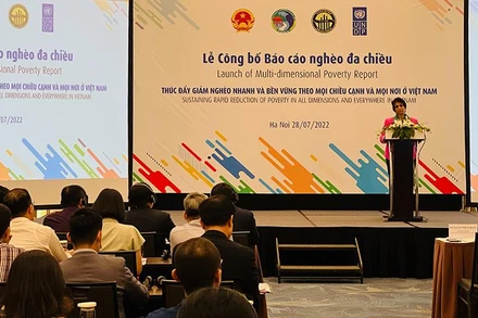 Lễ công bố Báo cáo nghèo đa chiều tại Việt Nam.