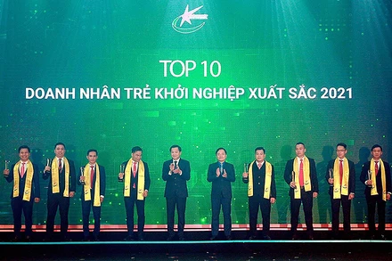 Lễ trao danh hiệu Doanh nhân trẻ khởi nghiệp xuất sắc gần đây nhất được tổ chức vào năm 2021. 