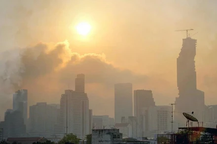 Tình trạng ô nhiễm không khí đang ngày càng trở nên trầm trọng ở Thái Lan. (Ảnh: Nation)