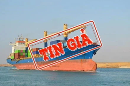 Tàu thuyền trên Kênh đào Suez. (Ảnh: TTXVN)