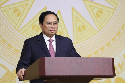 Thủ tướng Phạm Minh Chính phát biểu tại Hội nghị.